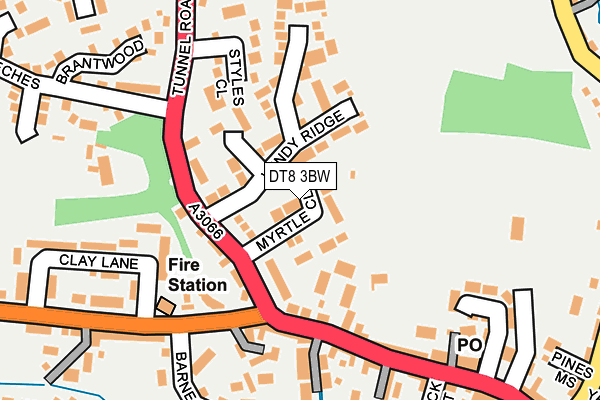 DT8 3BW map - OS OpenMap – Local (Ordnance Survey)