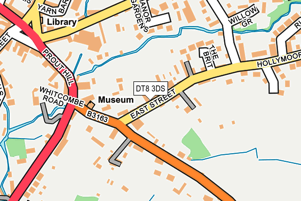 DT8 3DS map - OS OpenMap – Local (Ordnance Survey)