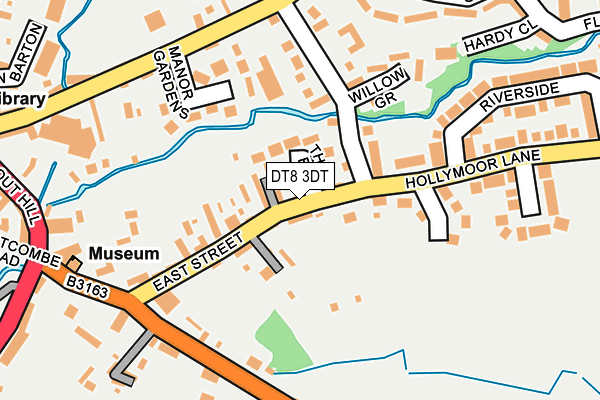 DT8 3DT map - OS OpenMap – Local (Ordnance Survey)