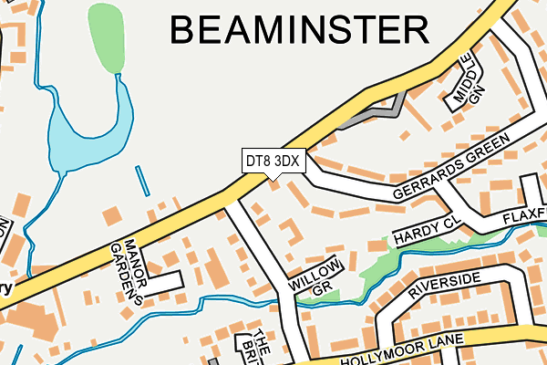 DT8 3DX map - OS OpenMap – Local (Ordnance Survey)