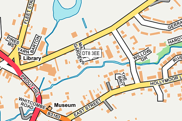 DT8 3EE map - OS OpenMap – Local (Ordnance Survey)