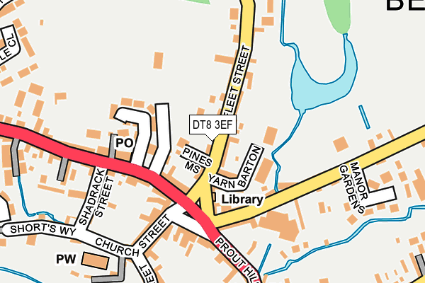 DT8 3EF map - OS OpenMap – Local (Ordnance Survey)