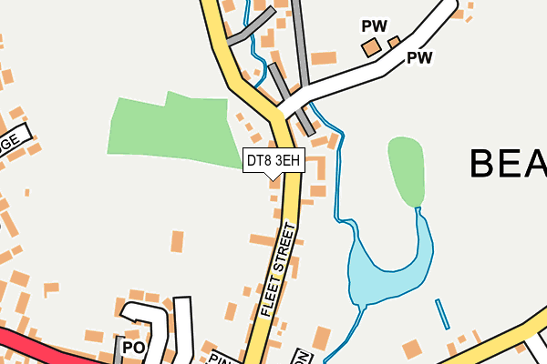 DT8 3EH map - OS OpenMap – Local (Ordnance Survey)