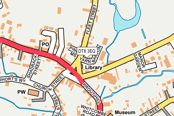 DT8 3EQ map - OS OpenMap – Local (Ordnance Survey)