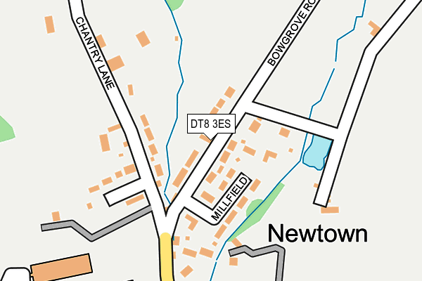 DT8 3ES map - OS OpenMap – Local (Ordnance Survey)