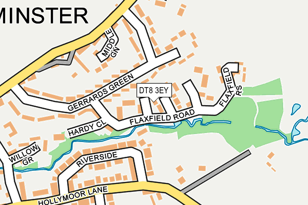 DT8 3EY map - OS OpenMap – Local (Ordnance Survey)