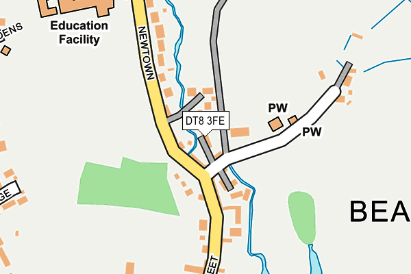 DT8 3FE map - OS OpenMap – Local (Ordnance Survey)