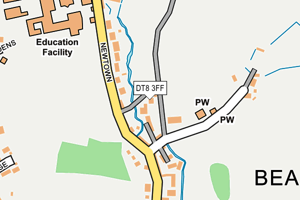 DT8 3FF map - OS OpenMap – Local (Ordnance Survey)