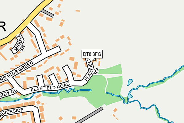 DT8 3FG map - OS OpenMap – Local (Ordnance Survey)