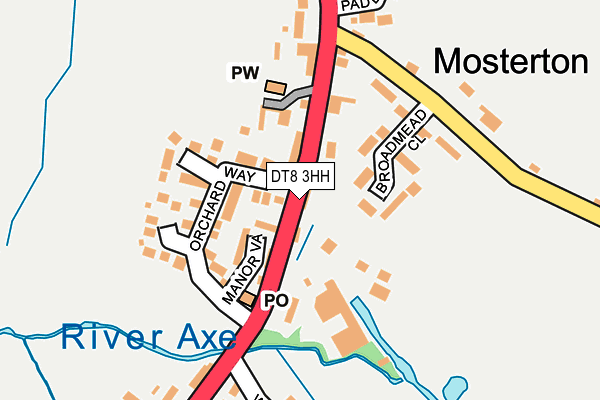 DT8 3HH map - OS OpenMap – Local (Ordnance Survey)