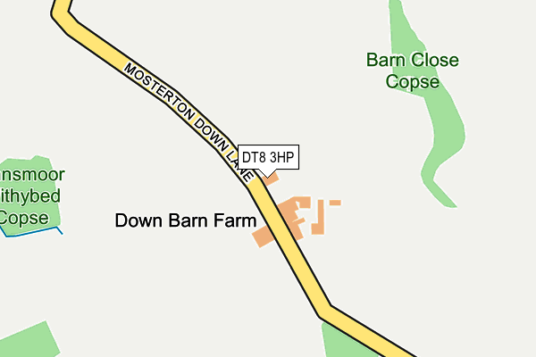 DT8 3HP map - OS OpenMap – Local (Ordnance Survey)