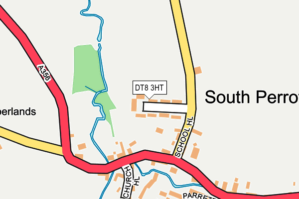 DT8 3HT map - OS OpenMap – Local (Ordnance Survey)