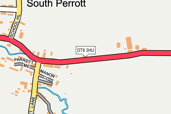 DT8 3HU map - OS OpenMap – Local (Ordnance Survey)