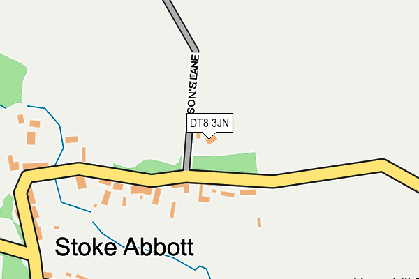 DT8 3JN map - OS OpenMap – Local (Ordnance Survey)