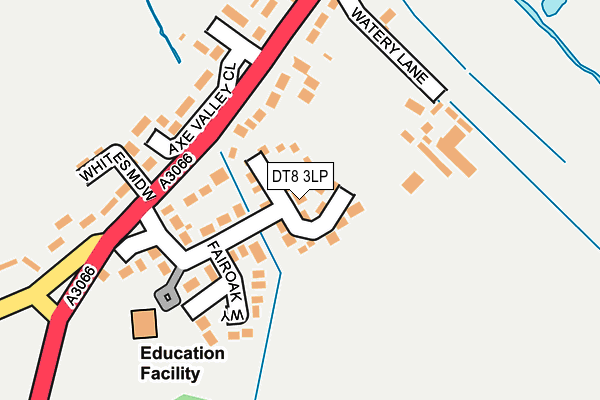 DT8 3LP map - OS OpenMap – Local (Ordnance Survey)