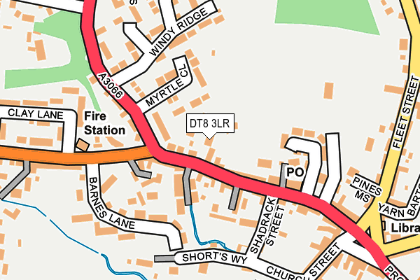 DT8 3LR map - OS OpenMap – Local (Ordnance Survey)