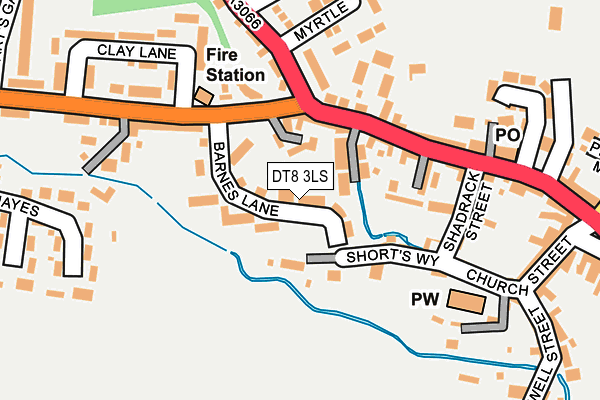 DT8 3LS map - OS OpenMap – Local (Ordnance Survey)