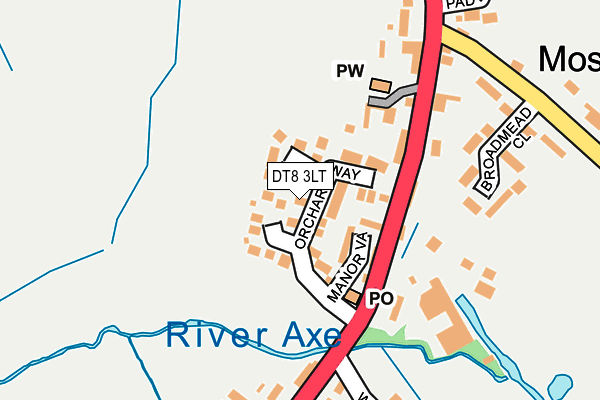 DT8 3LT map - OS OpenMap – Local (Ordnance Survey)