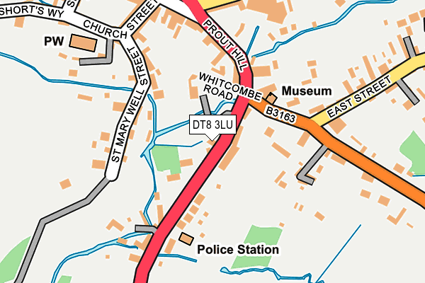 DT8 3LU map - OS OpenMap – Local (Ordnance Survey)