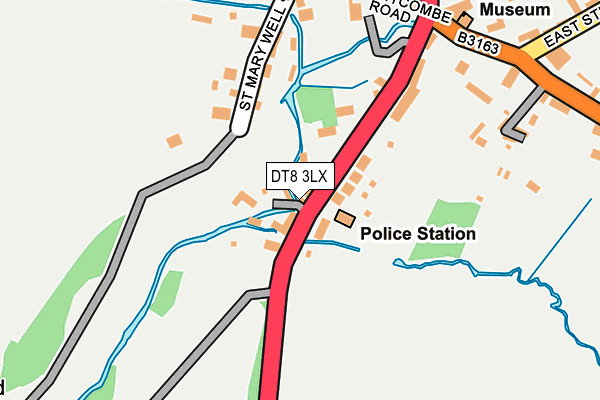 DT8 3LX map - OS OpenMap – Local (Ordnance Survey)