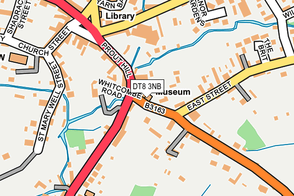 DT8 3NB map - OS OpenMap – Local (Ordnance Survey)