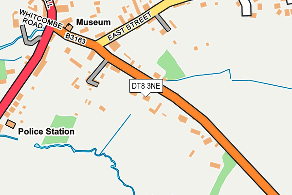 DT8 3NE map - OS OpenMap – Local (Ordnance Survey)
