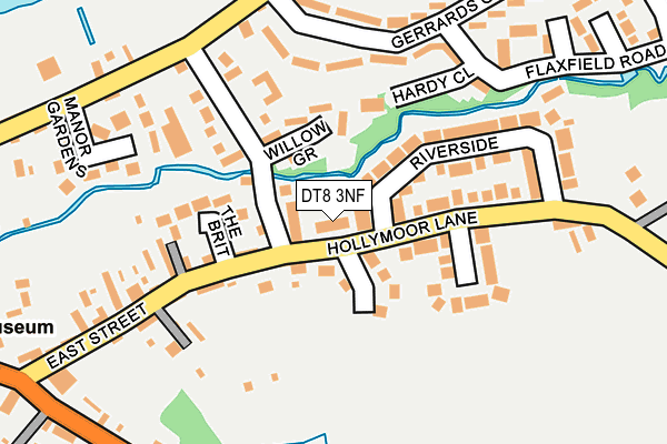 DT8 3NF map - OS OpenMap – Local (Ordnance Survey)