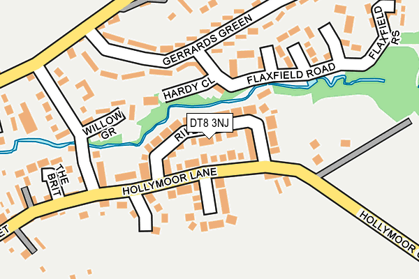DT8 3NJ map - OS OpenMap – Local (Ordnance Survey)