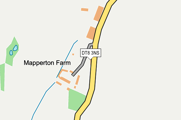 DT8 3NS map - OS OpenMap – Local (Ordnance Survey)