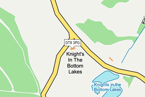 DT8 3PG map - OS OpenMap – Local (Ordnance Survey)