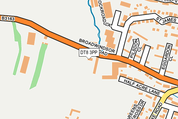 DT8 3PP map - OS OpenMap – Local (Ordnance Survey)
