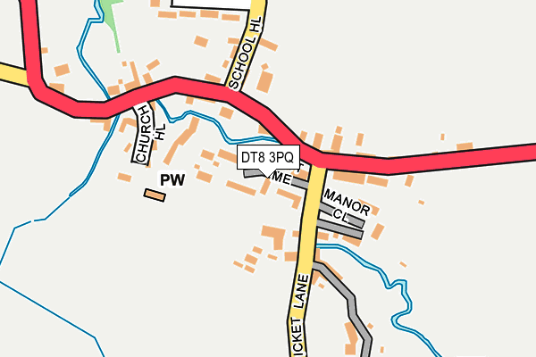 DT8 3PQ map - OS OpenMap – Local (Ordnance Survey)