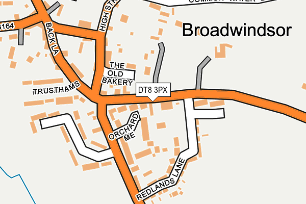 DT8 3PX map - OS OpenMap – Local (Ordnance Survey)