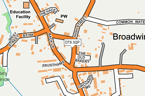 DT8 3QP map - OS OpenMap – Local (Ordnance Survey)