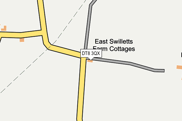DT8 3QX map - OS OpenMap – Local (Ordnance Survey)