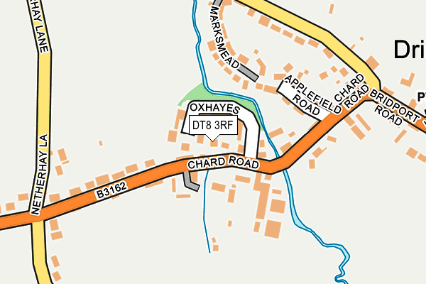 DT8 3RF map - OS OpenMap – Local (Ordnance Survey)