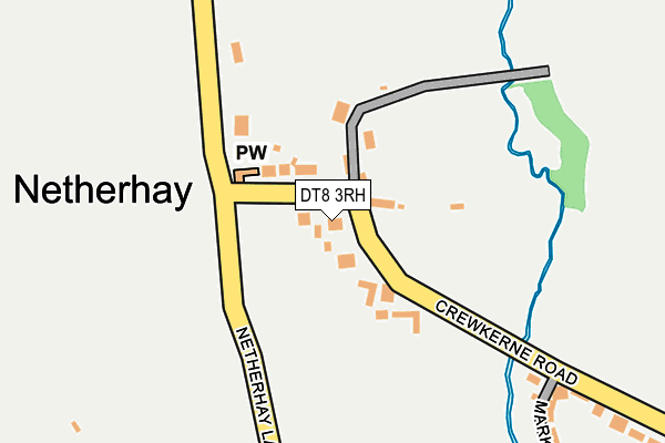 DT8 3RH map - OS OpenMap – Local (Ordnance Survey)