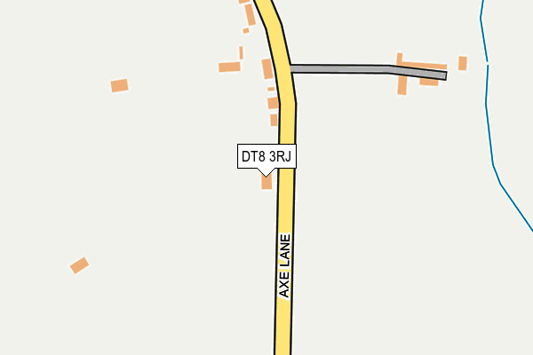 DT8 3RJ map - OS OpenMap – Local (Ordnance Survey)