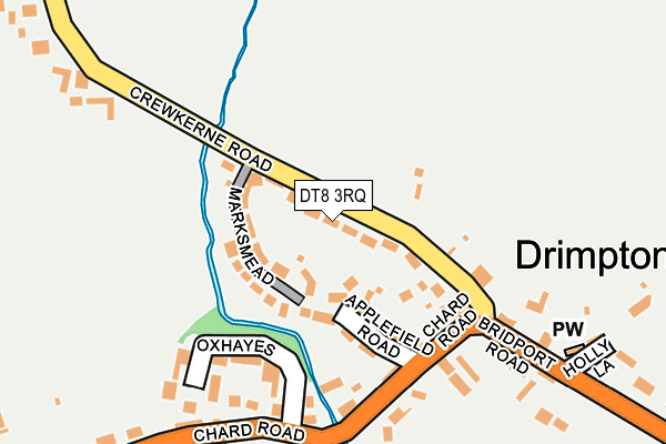 DT8 3RQ map - OS OpenMap – Local (Ordnance Survey)