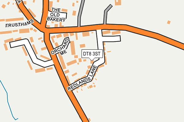 DT8 3ST map - OS OpenMap – Local (Ordnance Survey)