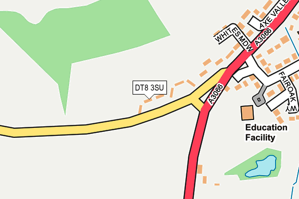 DT8 3SU map - OS OpenMap – Local (Ordnance Survey)