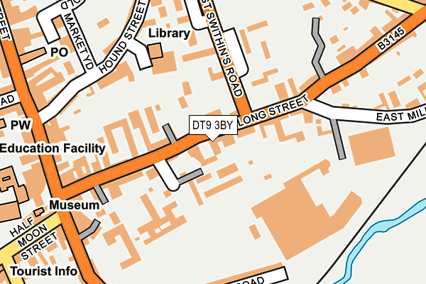 DT9 3BY map - OS OpenMap – Local (Ordnance Survey)