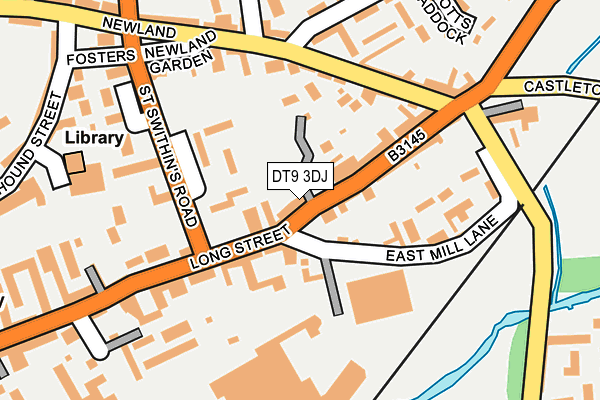 DT9 3DJ map - OS OpenMap – Local (Ordnance Survey)