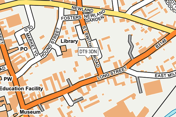 DT9 3DN map - OS OpenMap – Local (Ordnance Survey)