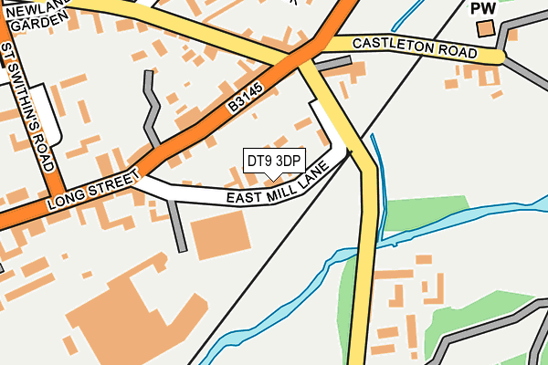 DT9 3DP map - OS OpenMap – Local (Ordnance Survey)