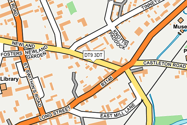 DT9 3DT map - OS OpenMap – Local (Ordnance Survey)