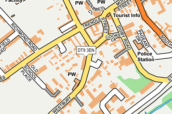 DT9 3EN map - OS OpenMap – Local (Ordnance Survey)