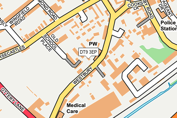 DT9 3EP map - OS OpenMap – Local (Ordnance Survey)