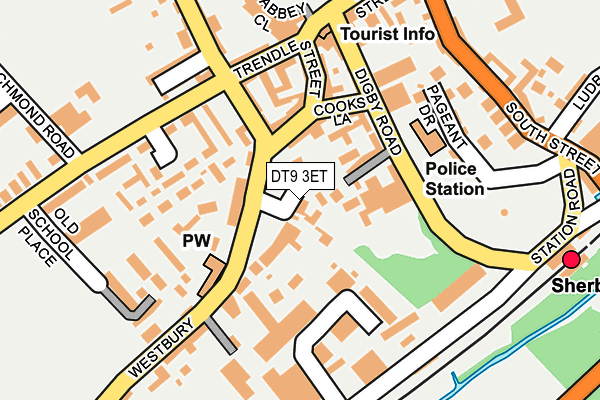 DT9 3ET map - OS OpenMap – Local (Ordnance Survey)