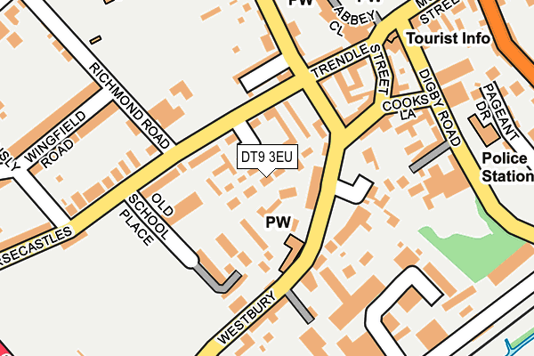 DT9 3EU map - OS OpenMap – Local (Ordnance Survey)